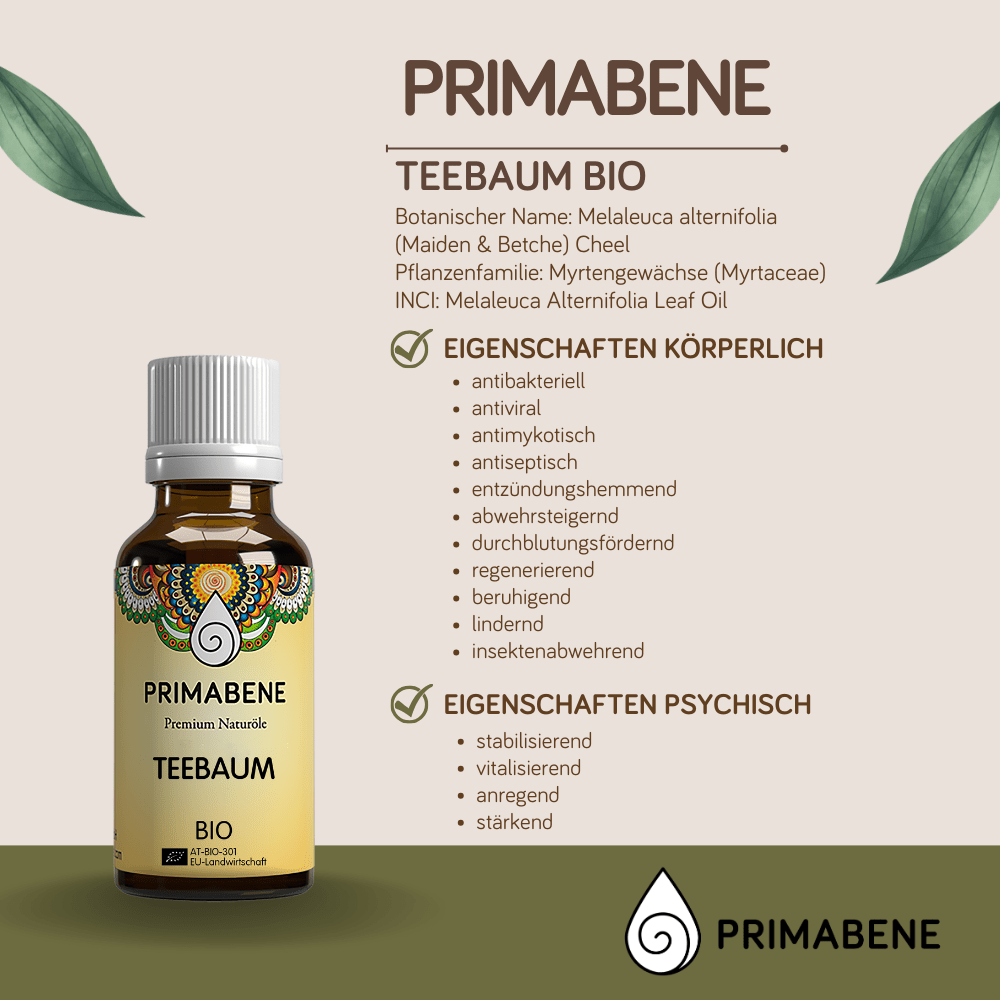 Bild von Teebaum Bio, 100% rein ätherisches Öl